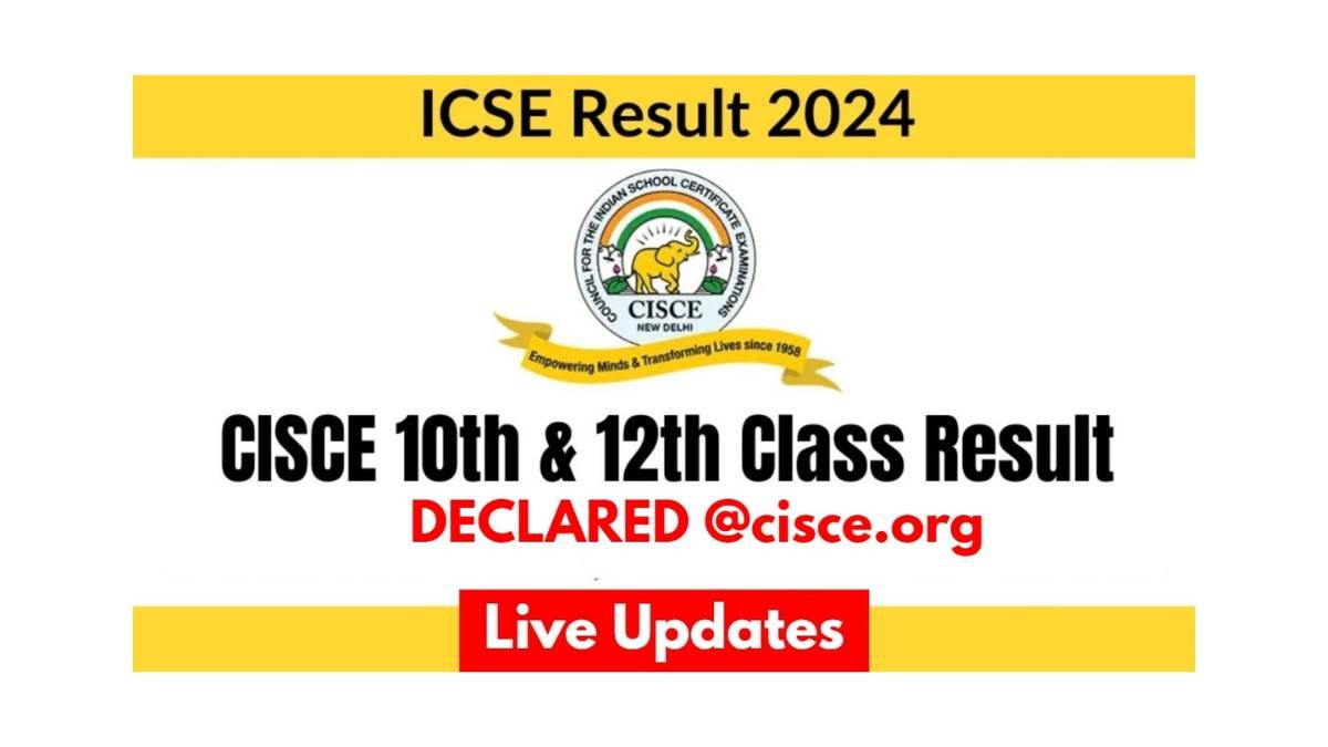 ISC ICSE Result 2024