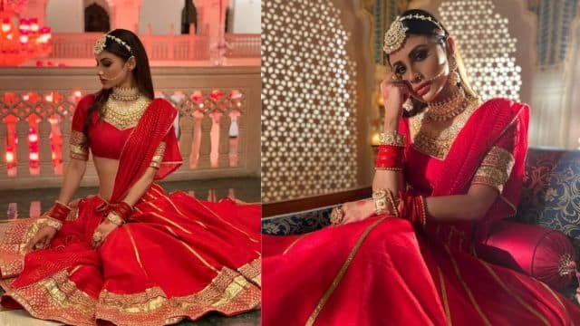 मौनी रॉय का शाही अंदाज़: मौनी रॉय ने ट्रेडिशनल लुक में जीता दिल दिखीं जैसे किसी महल की रानी 2025 !