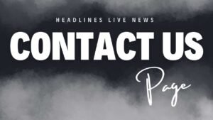 Contact us headlines live news 2 page complete