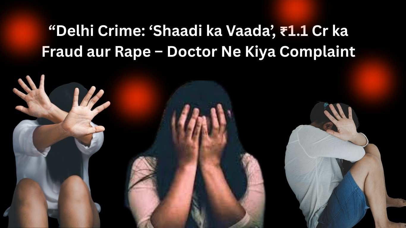 “Delhi Crime: ‘Shaadi ka Vaada’, ₹1.1 Cr ka Fraud aur Rape – Doctor Ne Kiya Complaint