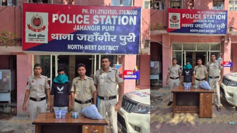 JAHANGIR PURI पुलिस की पॉजिटिव पावर: 1 चोर गिरफ्तार, अवैध पिस्टल और चोरी का माल बरामद!