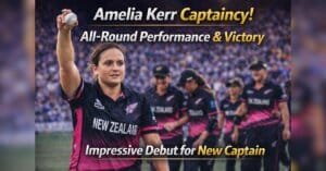 Amelia Kerr Captaincy: जीत से शुरुआत
