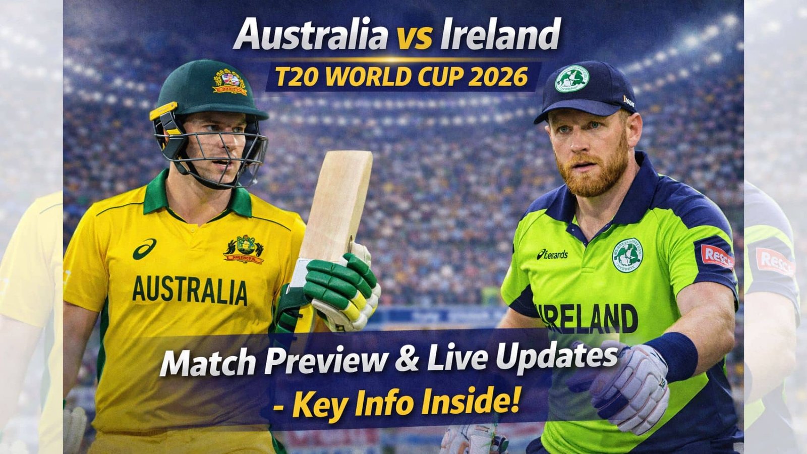 Australia vs Ireland T20 World Cup