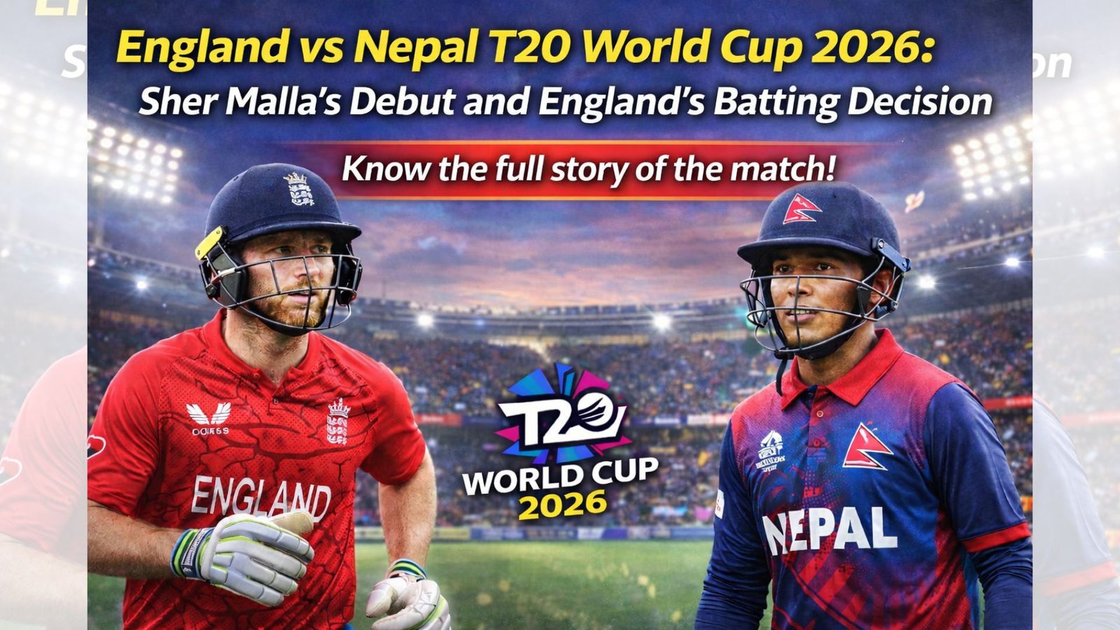 England vs Nepal T20 World Cup