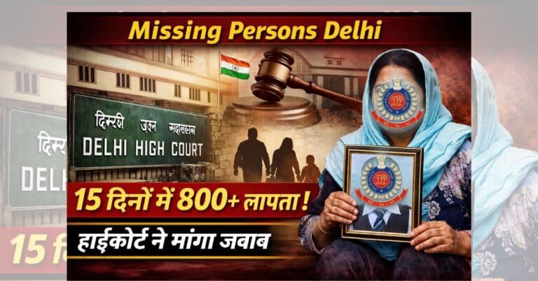 Missing Persons Delhi: 15 दिनों में 800+ गुमशुदा, हाईकोर्ट ने मांगा जवाब