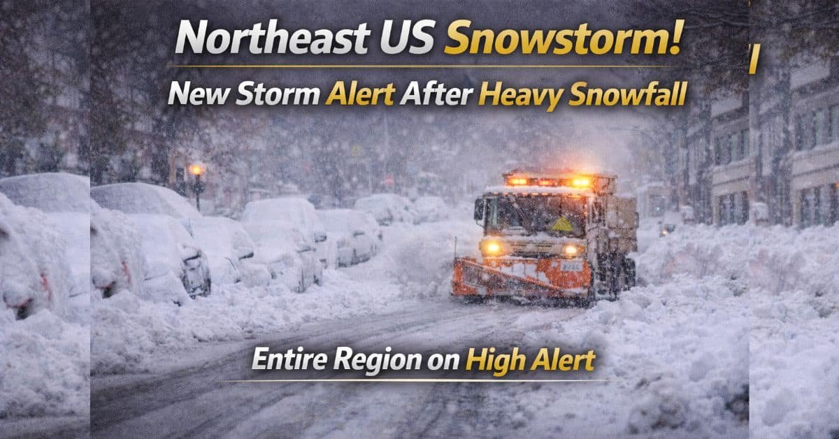 Northeast US Snowstorm: नई बर्फीली चेतावनी