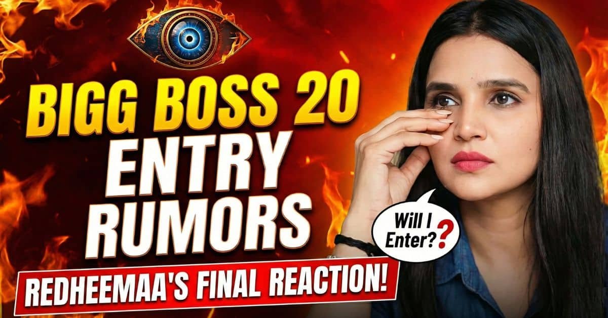 Bigg Boss 20: Redheemaa ने एंट्री पर तोड़ी चुप्पी, क्या बनेंगी कंटेस्टेंट?