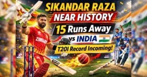 Sikandar Raza T20I Record: भारत मैच में इतिहास करीब