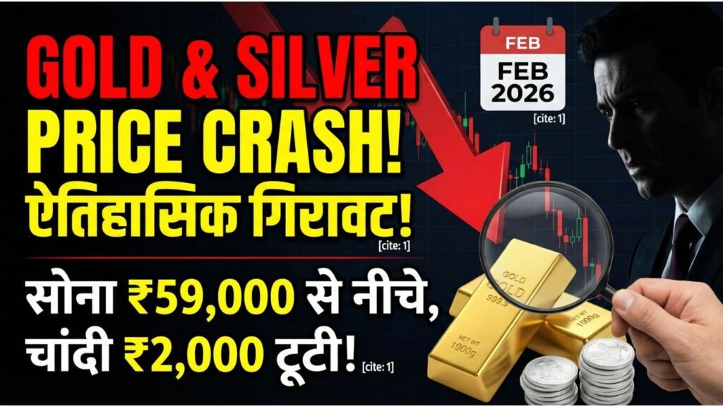 Gold Silver Price Fall
