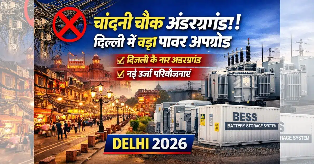 Chandni Chowk Underground Wiring: рджрд┐рд▓реНрд▓реА рдореЗрдВ 4 рдмрдбрд╝реА рдкрд░рд┐рдпреЛрдЬрдирд╛рдПрдВ