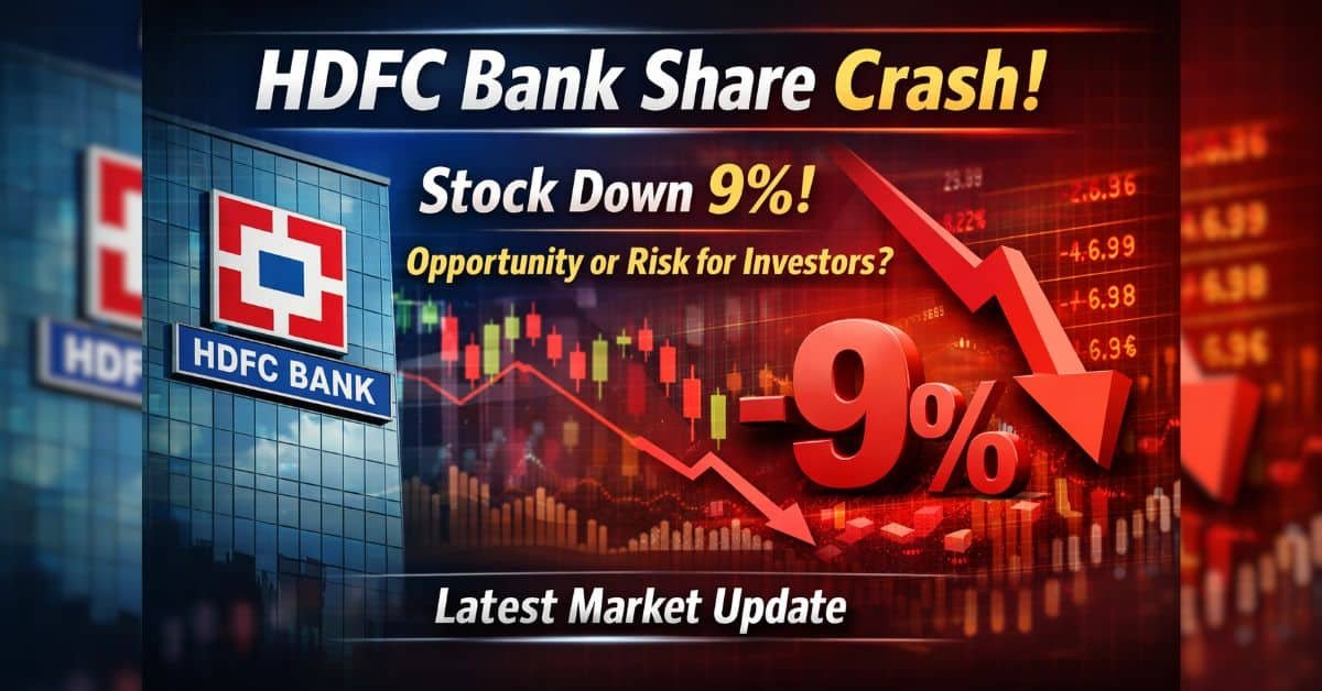 HDFC Bank Share Crash: शेयर में गिरावट, जानें निवेशकों के लिए संकेत