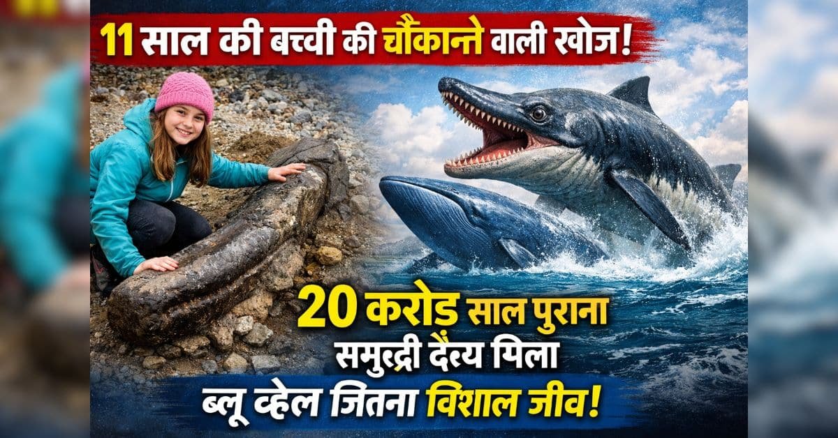 Ichthyotitan severnensis: 11 साल की बच्ची की खोज से मिला समुद्री दैत्य