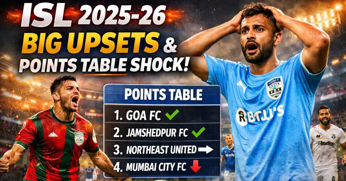 ISL 2025-26 Results: भारतीय सुपर लीग में रोमांचक मुकाबले