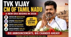 TVK Vijay CM Tamil Nadu