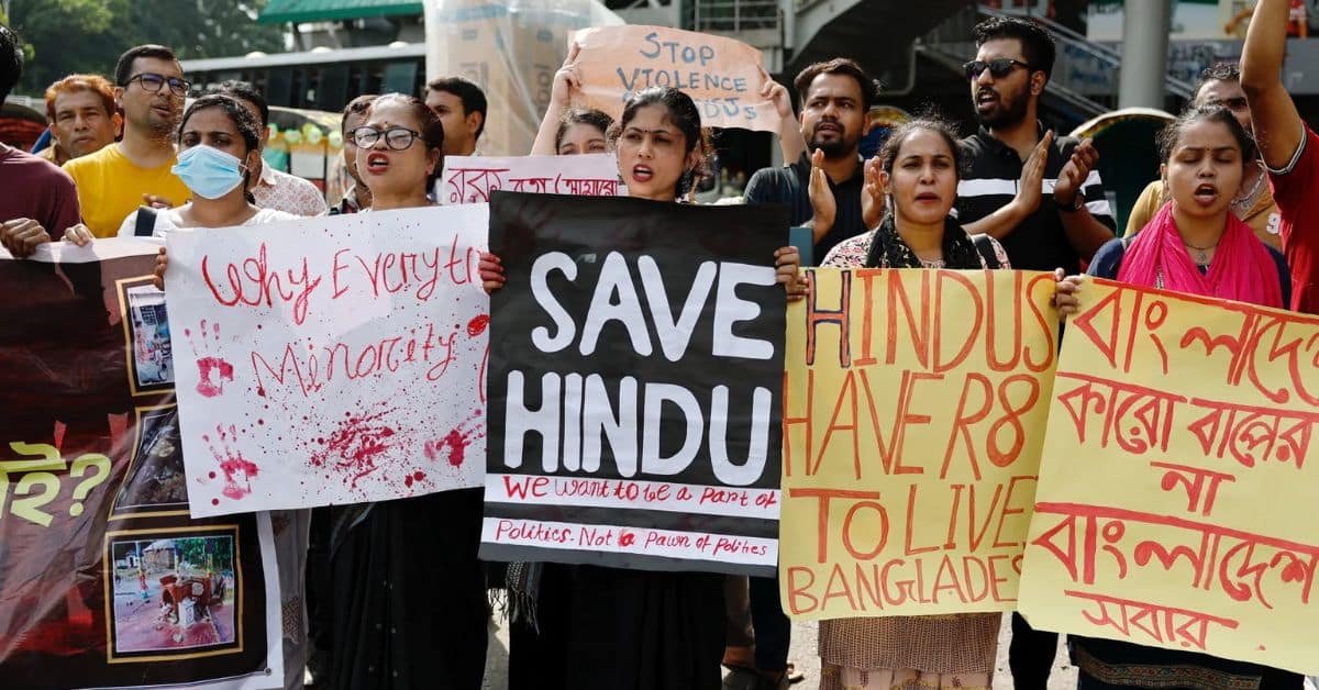 Bangladesh Hindu Protest
