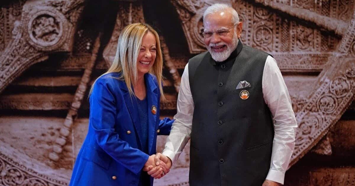 PM Modi Meloni Meeting