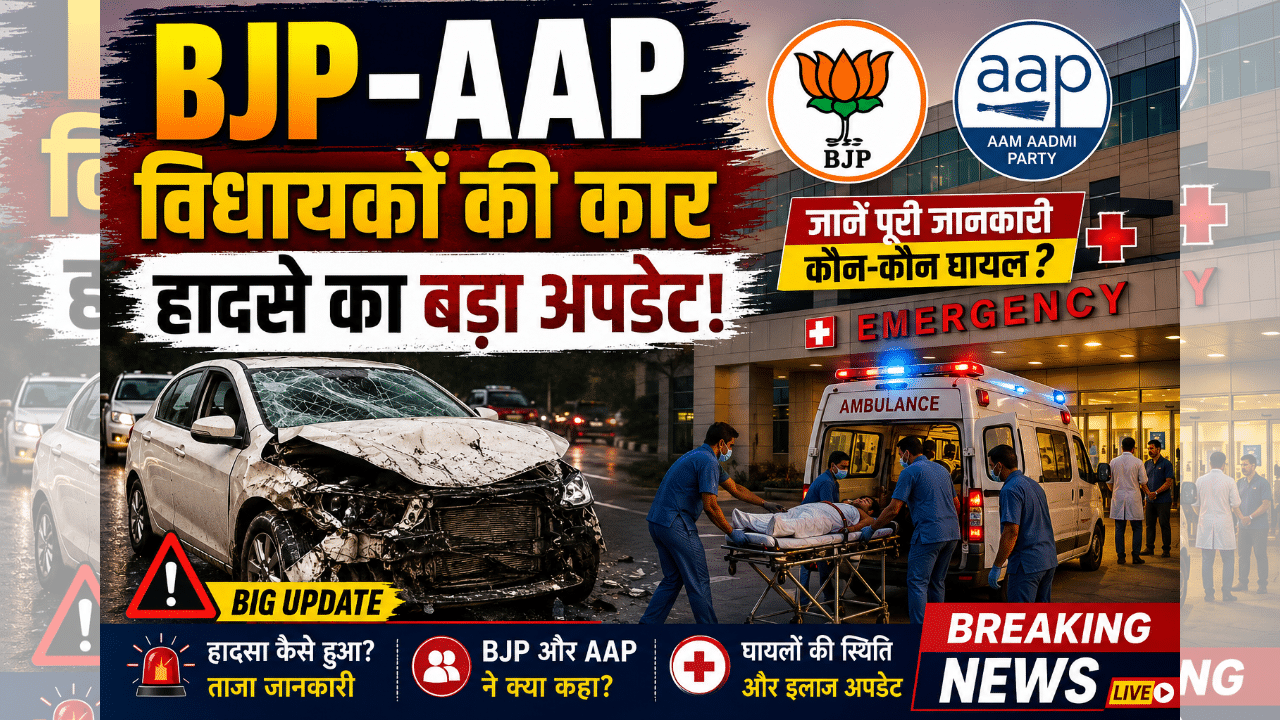 BJP AAP MLAs: सड़क हादसे पर 5 बड़े अपडेट