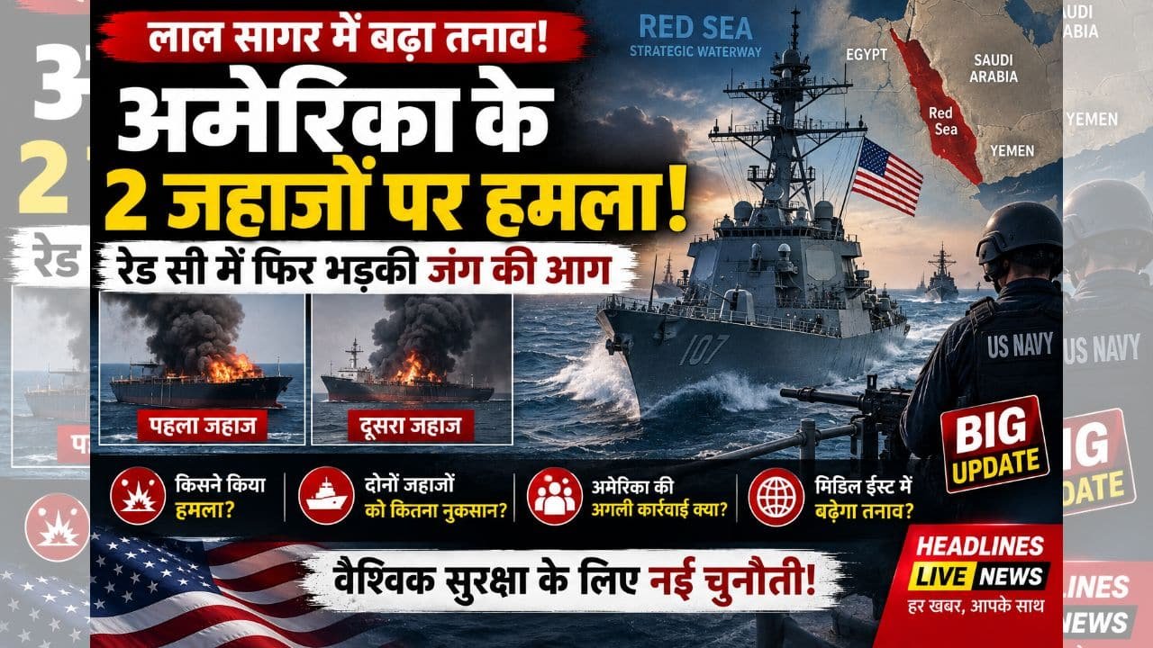 2 US Vessels Hit: मध्य पूर्व में बढ़ा तनाव, यूएस का कड़ा एक्शन