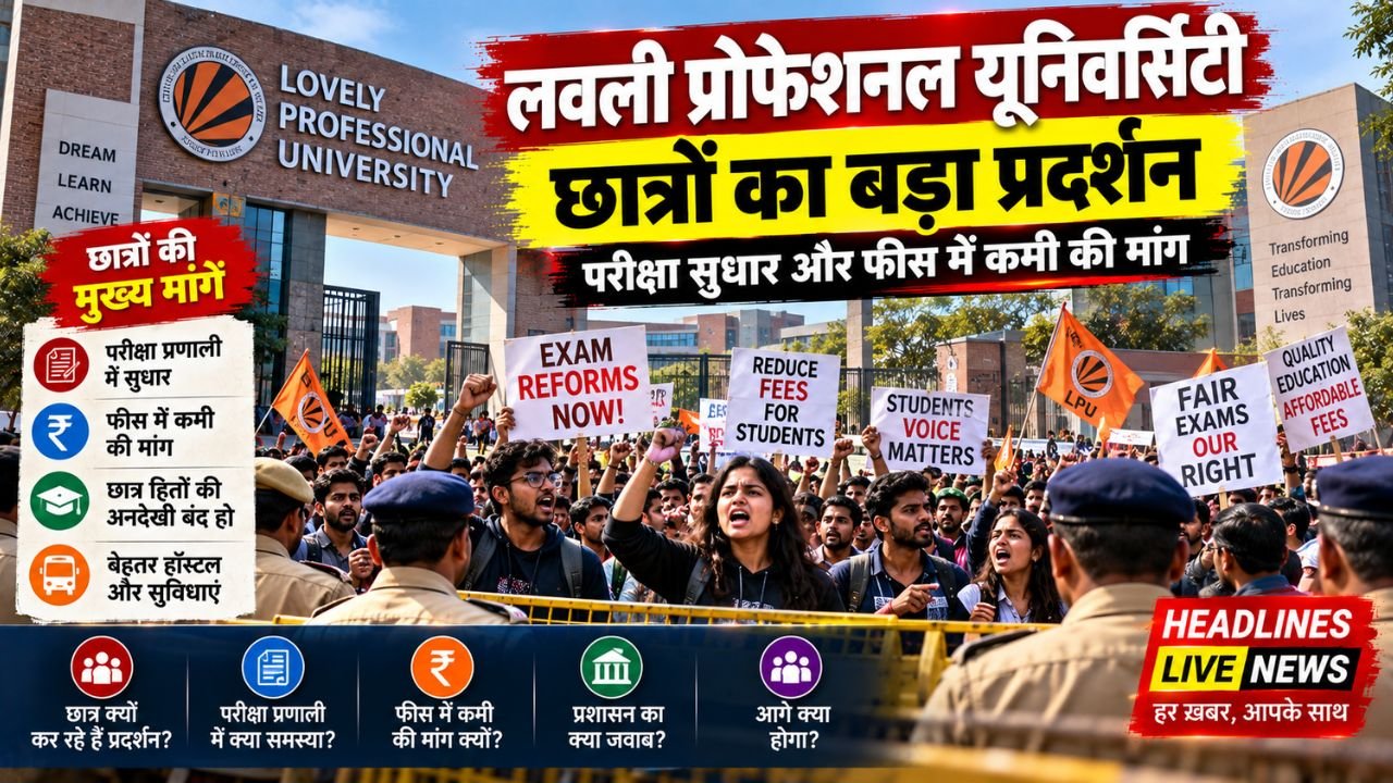 Lovely Professional University: छात्र आंदोलन पर बड़ा अपडेट!