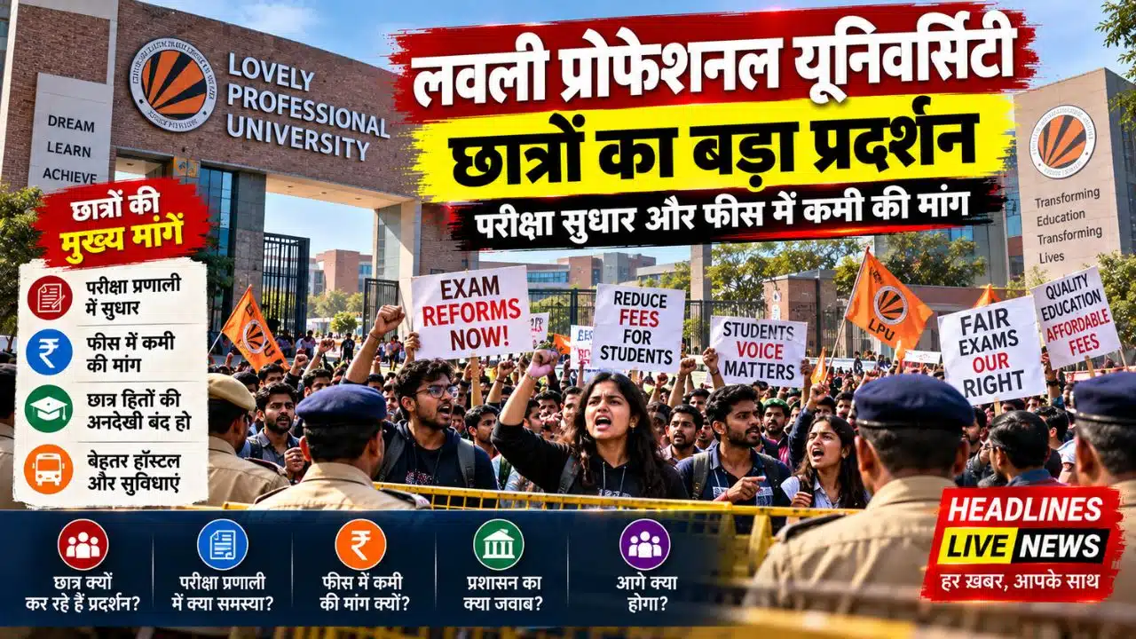 Lovely Professional University: छात्र आंदोलन पर बड़ा अपडेट!