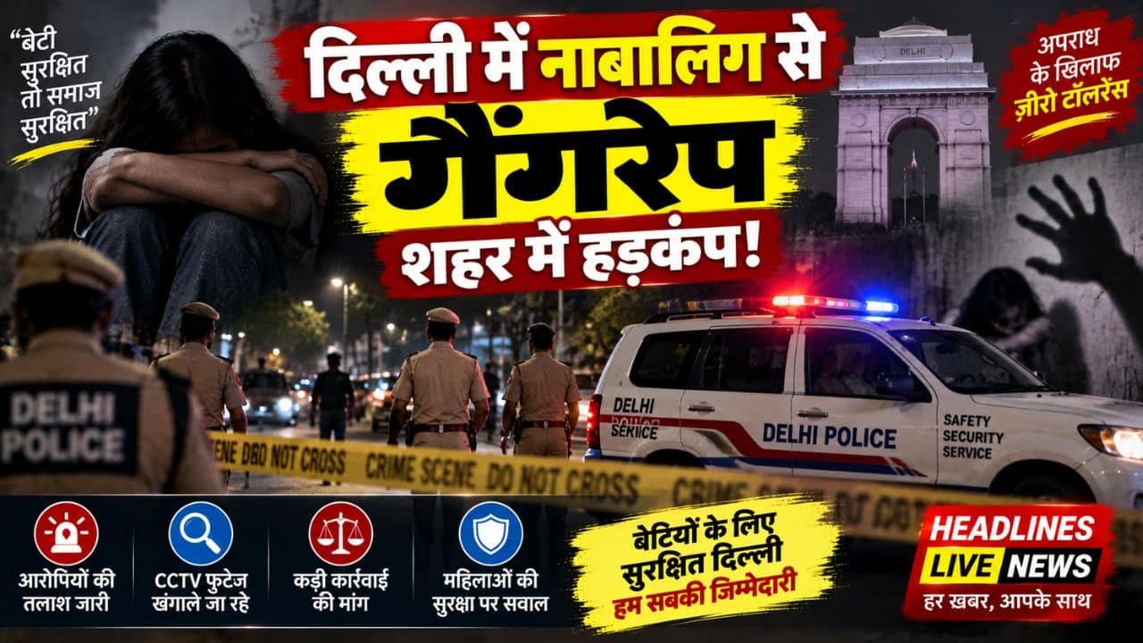 Minor girl gang-raped case: न्याय के 5 कदम