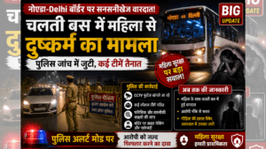 Noida Delhi Crime: चलती बस में दरिंदगी, पुलिस का बड़ा एक्शन