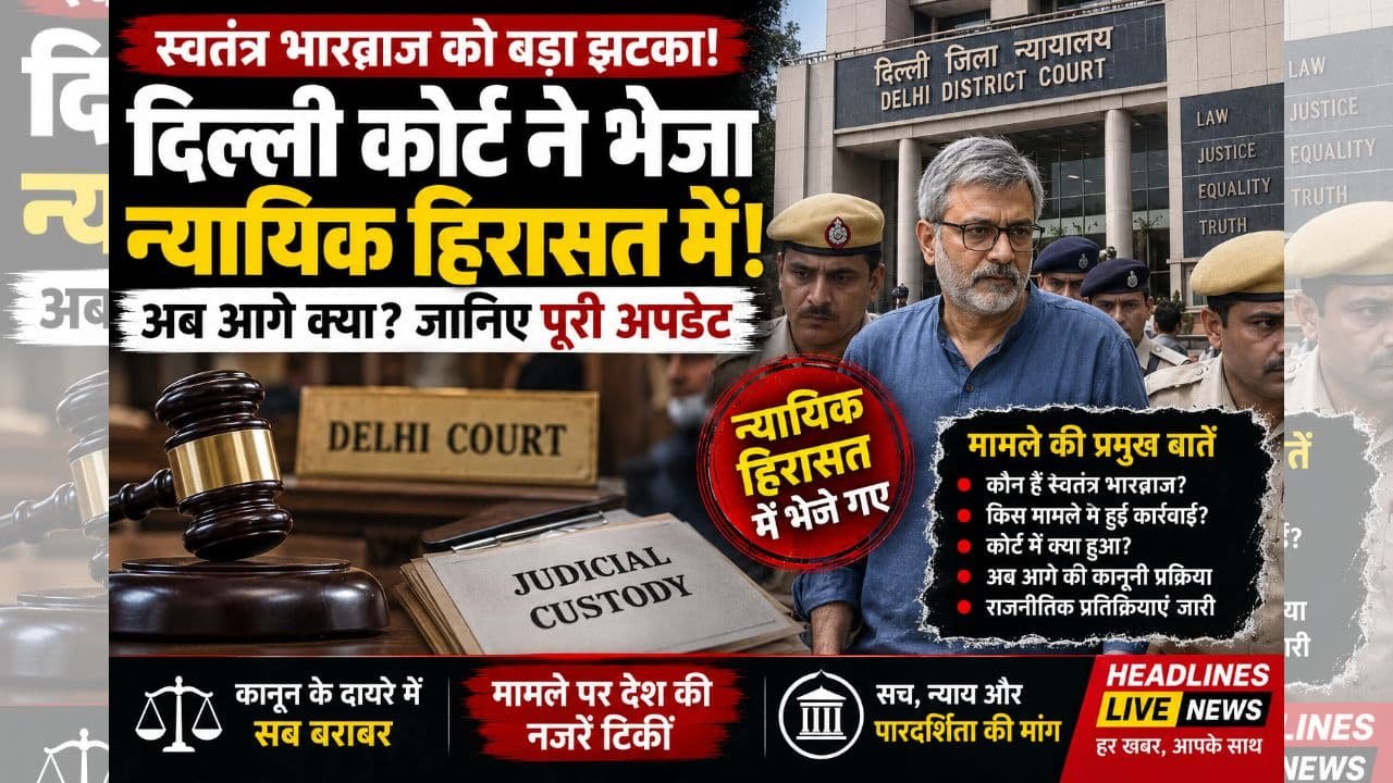 Swatantra Bhardwaj Judicial Custody: दिल्ली कोर्ट का कड़ा एक्शन