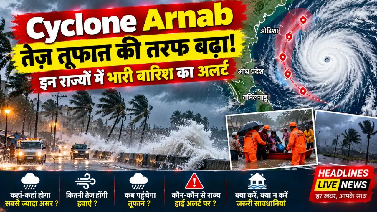 Cyclone Arnab: 10 बड़ी खबरें और संकट से निपटने की पूरी तैयारी