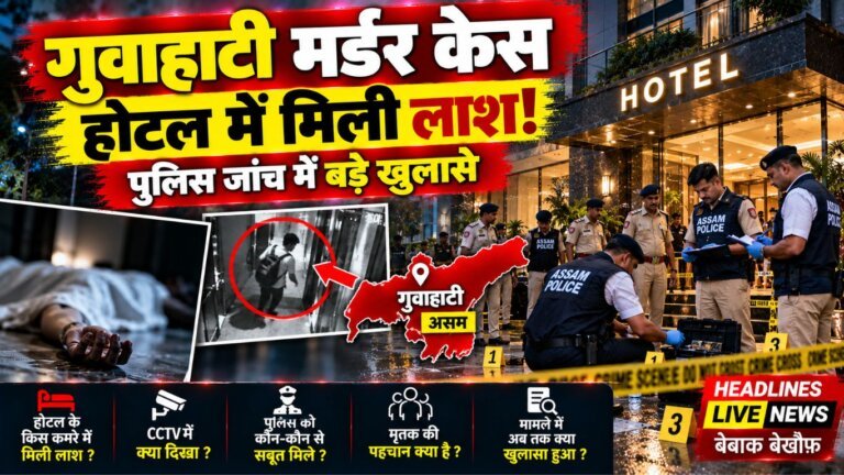 Guwahati Murder Case: होटल मालिक पर बड़ा एक्शन और पुलिस जांच Guwahati Murder Case: होटल मालिक पर बड़ा एक्शन और पुलिस जांच